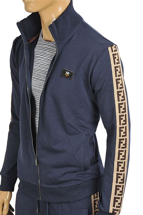 fendi trask suit|fendi tracksuit navy.